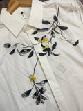 IMPORTED PARTY WEAR EMBROIDERED FLORAL SLIM FIT DESIGNER SHIRT
