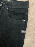 G-STR RAW DARK INDIGO STRAIGHT FIT DENIM JEANS