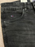 TMY JEANS BLACK WASH DENIM RELAX FIT JEANS
