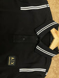 A-X CONTRAST LOGO PIQUE POLO T-SHIRT