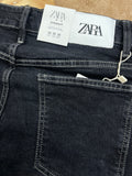 ZRA RELAX FIT BLACK COATED JEANS