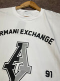 A-X SIGNATURE LOGO ROUND NECK T-SHIRT