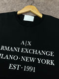 A-X ONTEMPORARY LOGO ROUND NECK T-SHIRT