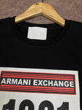A-X CONTEMPORARY LOGO ROUND NECK T-SHIRT