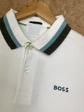 HG BSS CONTRAST TIPPED POLO T-SHIRT