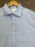 HG BSS FRONT POCKET STRETCH COTTON PLAIN SHIRT