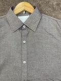 HG BSS LINEAR ARCHITECTURAL LONG-SLEEVE PLAIN SHIRT