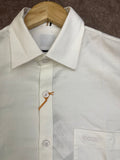 HG BSS PERFORMANCE STRETCH-COTTON FRONT POCKET PLAIN SHIRT