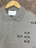 A-X MULTI-LOGO PIQUE POLO T-SHIRT