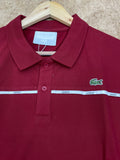 LCST CHEST STRIPE PIQUE POLO T-SHIRT