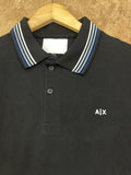 A-X MULTI-TIPPED PIQUE POLO T-SHIRT