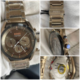 BOSS Men's Bronze-Tone Chronograph Watch