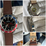 Tommy Hilfiger Bank Chronograph Brown Leather Watch
