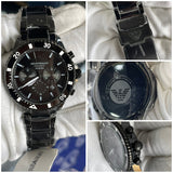 Emporio Armani Ceramica AR70010 Black Chronograph WATCH