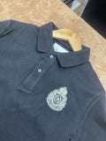 R/R CREST EMBLEM LUXE POLO T-SHIRT