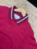 R/R CRIMSON TIPPED LUXE POLO T-SHIRT