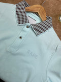 R/R HOUNDSTOOTH ACCENT POLO T-SHIRT