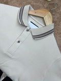 R/R SIGNATURE STRIPED POLO T-SHIRT