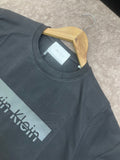 C-K STEALTH BOX LOGO ROUND-NECK T-SHIRT