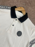 BLMN LOGO STRIPE POLO T-SHIRT