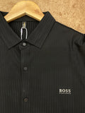 HG BSS IMP TEXTURED SLIM-FIT CASUAL SHIRT