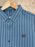 IMP PREMIUM TEXTURED VERTICAL STRIPE CASUAL STRIPE SHIRTS