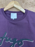 HG BSS EMBELLISHED SCRIPT ROUND NECK T-SHIRT