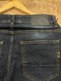 S-S DEEP INDIGO SLIM STRAIGHT JEANS