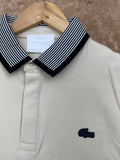 LCST STRIPED COLLAR CLASSIC FIT POLO T-SHIRT