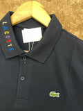 LCST MULTICOLOR EMBROIDERED COLLAR POLO T-SHIRT