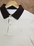 C-K CONTRAST COLLAR SLIM FIT POLO T-SHIRT