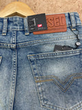 DSL INDUSTRY VINTAGE LIGHT BLUE STRAIGHT FIT JEANS