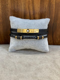 M.B LEATHER BRACELET