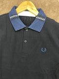 FRD PRRY JACQUARD COLLAR COTTON PIQUÉ POLO T-SHIRT