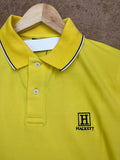 HKT LONDON CLASSIC TIPPED PIQUÉ COTTON POLO T-SHIRT