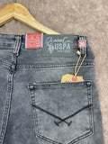 USP ASSN REGULAR FIT ACID WASH GREY JEANS