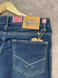 USP A REGULAR FIT DARK INDIGO WASH JEANS