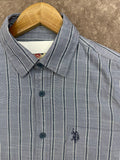 USP A REGULAR FIT VERTICAL STRIPED CASUAL OG SHIRT