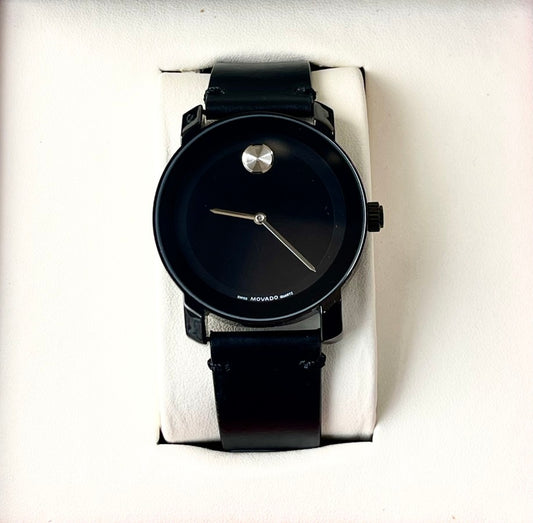 MOVDO BASIC LEATHER STRAP WATCH