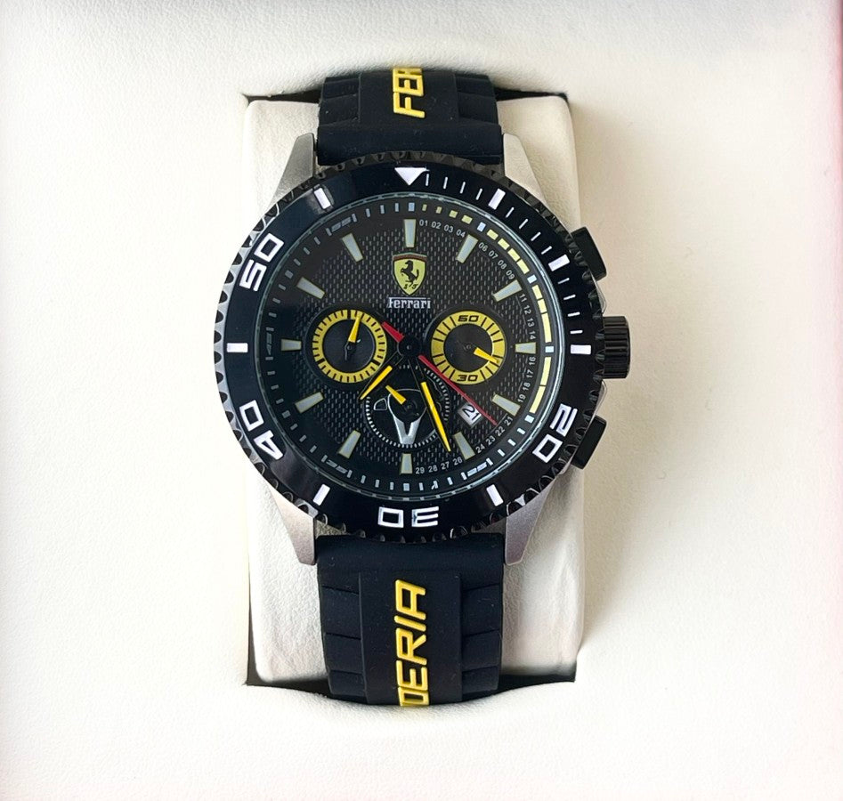 FERARI SILICON STRAP WATCH