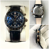 TAG HUER CHRONO LEATHER WATCH