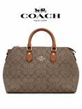 Coach Rowan Satchel in Signature Canvas mini tote BAG
