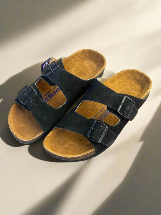 BRKN ARIZONA LEATHER SLIPPER