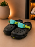 Crocs All-Terrain Clogs – Black/Neon | Rugged Lightweight Outdoor & Casual Clogs