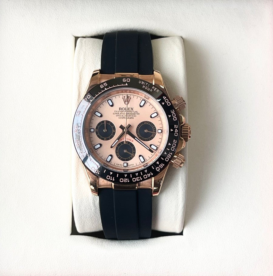 ROLX AUTOMATIC SILICON STRAP WATCH
