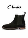 CLARKS Men’s Premium Suede Chelsea Boots