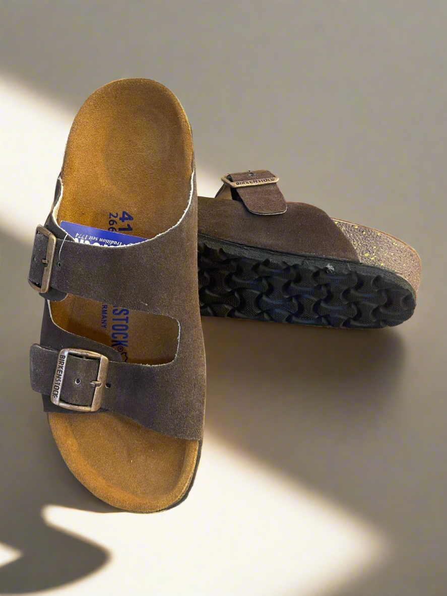 BRKN ARIZONA LEATHER SLIPPER