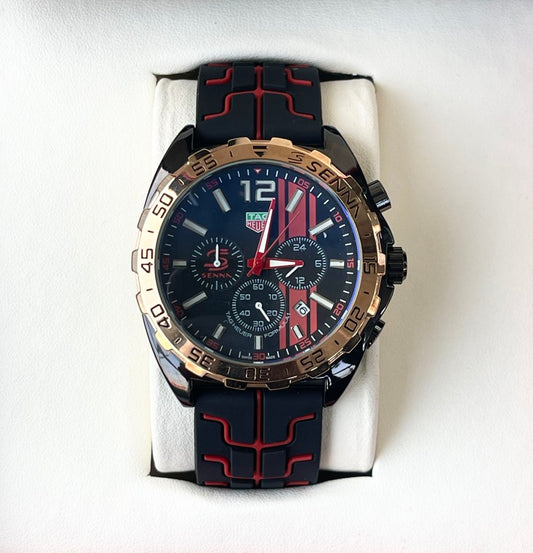 TAG HUER SILICON STRAP WATCH