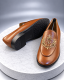 BLUE HILLS Embroidered Floral Loafers