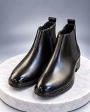 Zara Men’s Black Leather Chelsea Boots